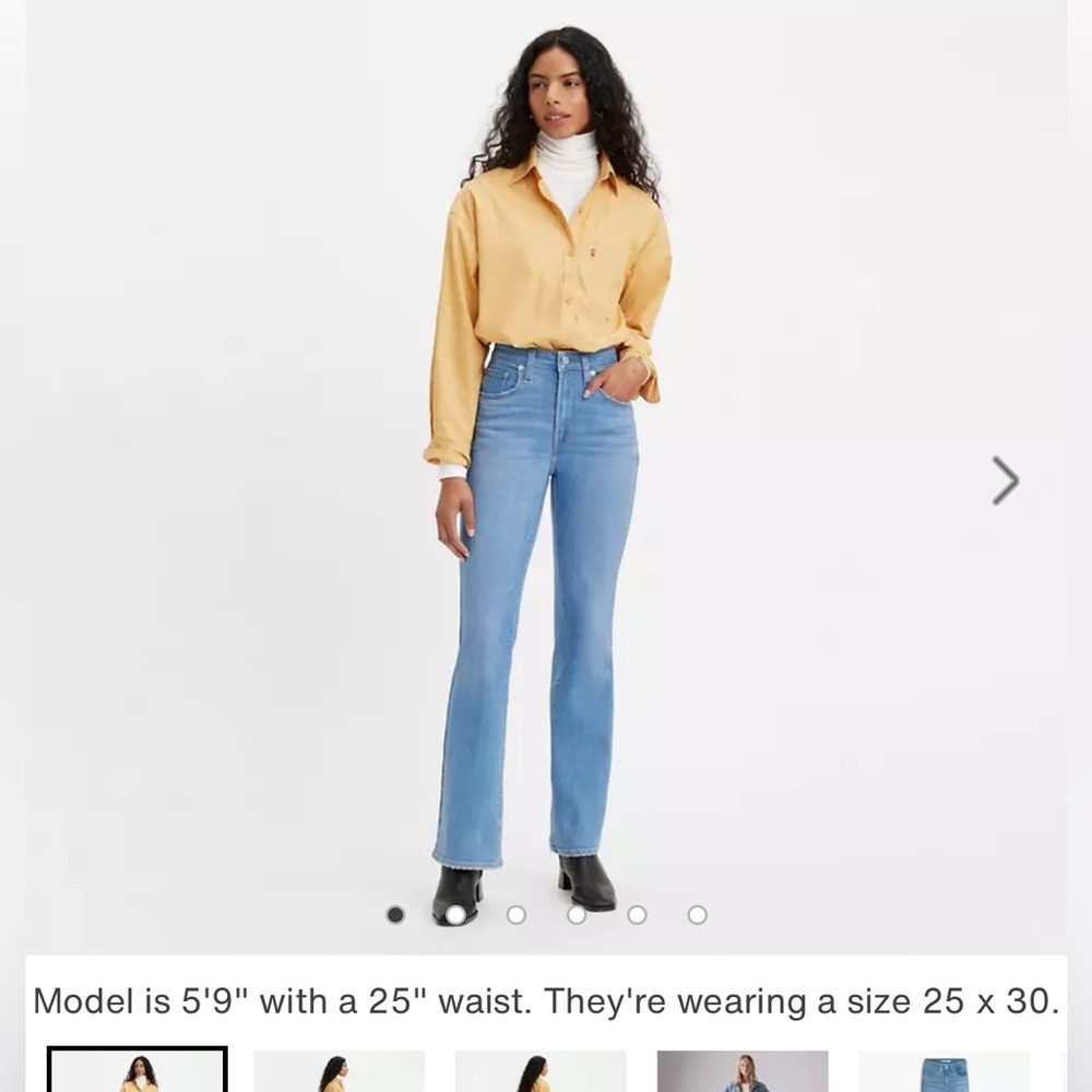 Womens 725 Levi Jeans